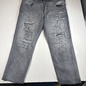Jordan Craig Aaron Legacy Edition Jeans Mens Sz 48x32 Gray  Distressed